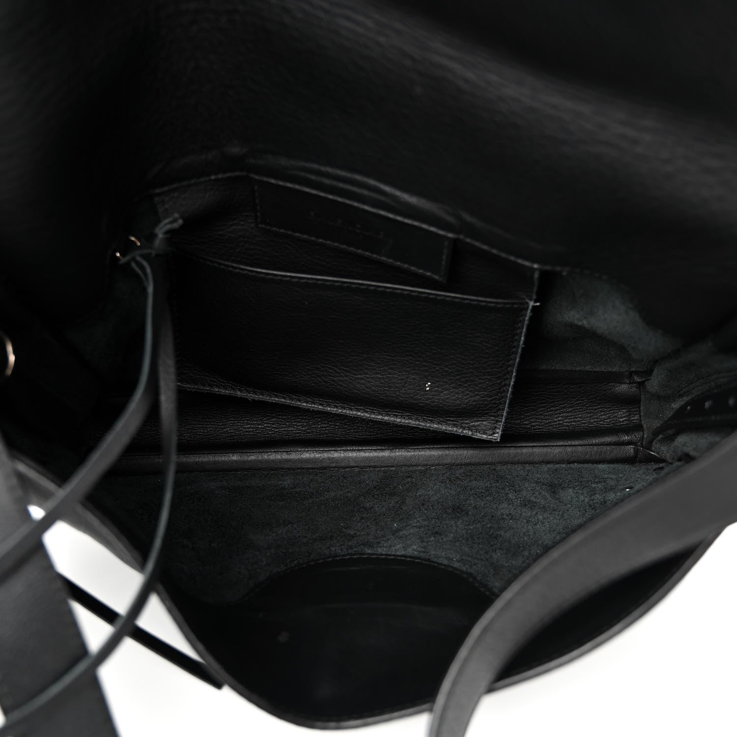 Balenciaga Calfskin Papier Sight Shoulder Bag Black 5 of 11