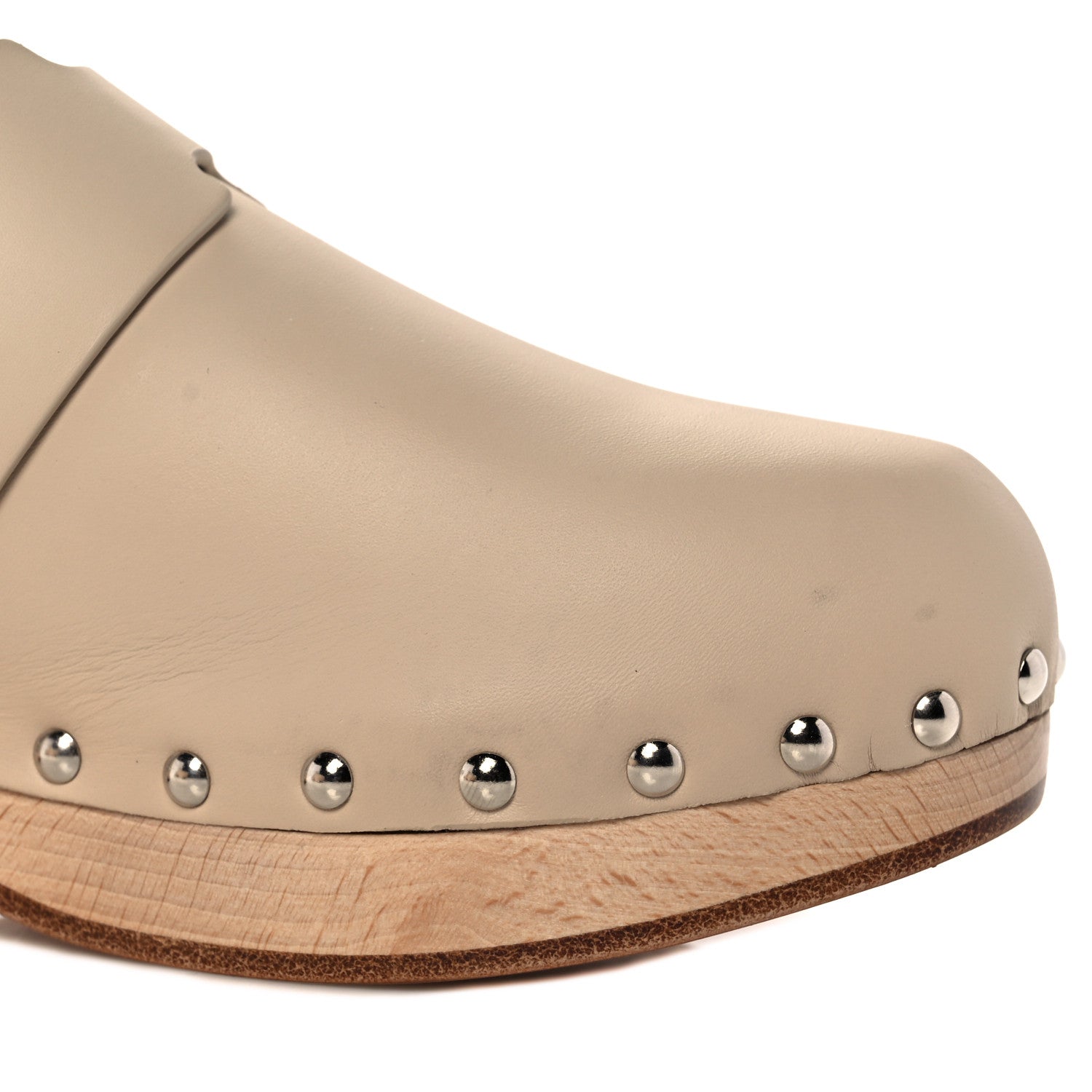 Hermes Calfskin Calya Mules 37 Hetre 8 of 10