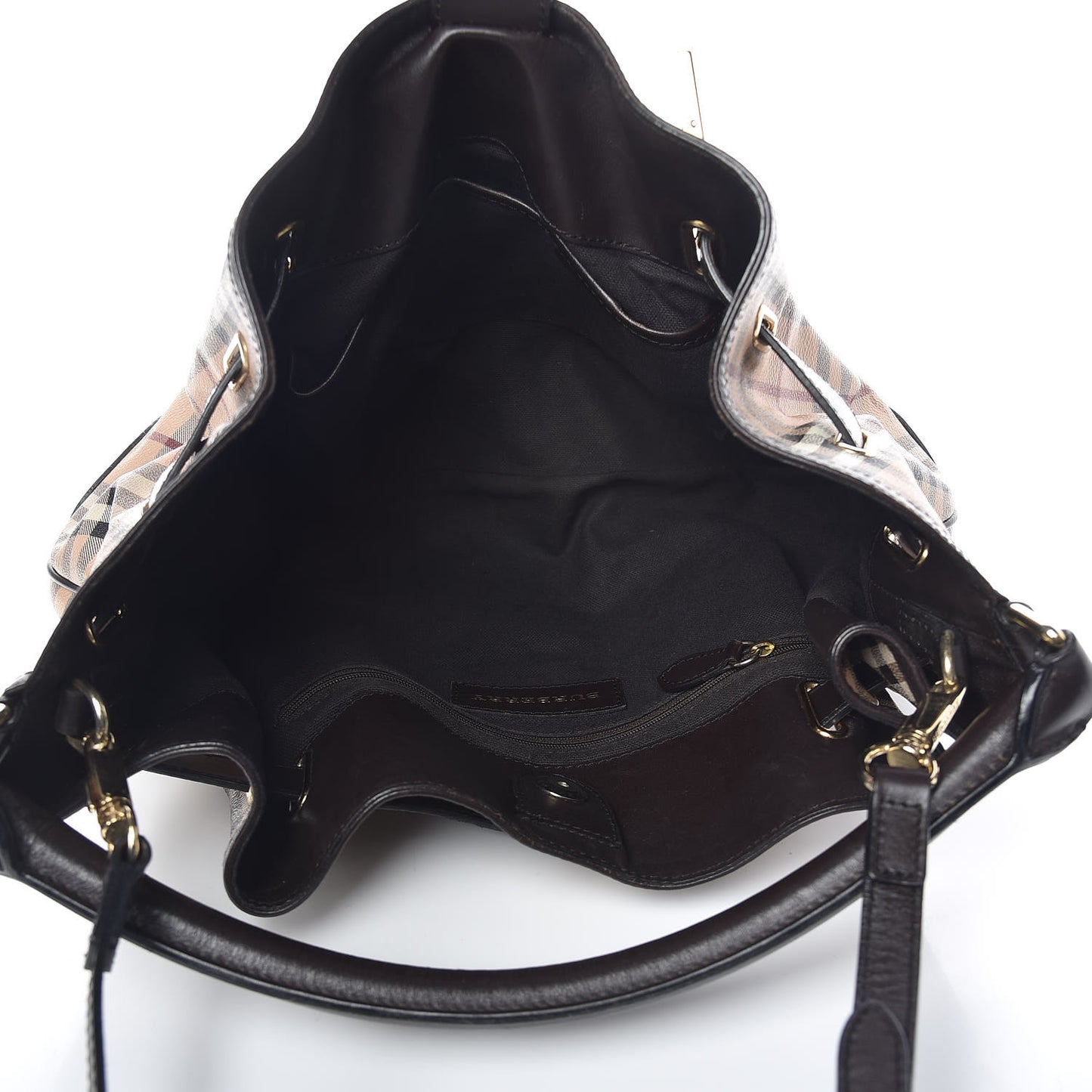 Haymarket Check Medium Willenmore Hobo Chocolate