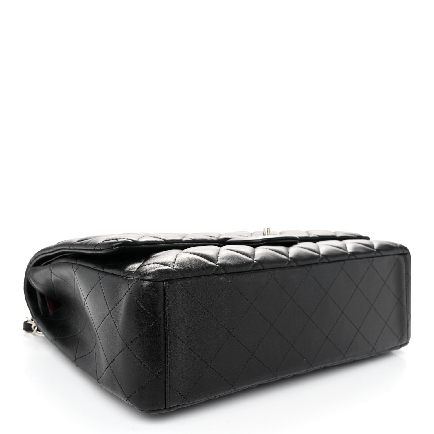 Chanel Lambskin Quilted Maxi Double Flap Black 4 of 11