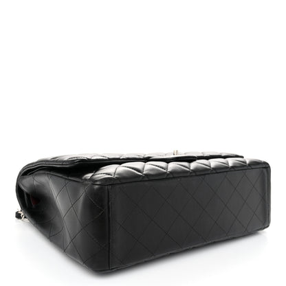 Chanel Lambskin Quilted Maxi Double Flap Black 4 of 11