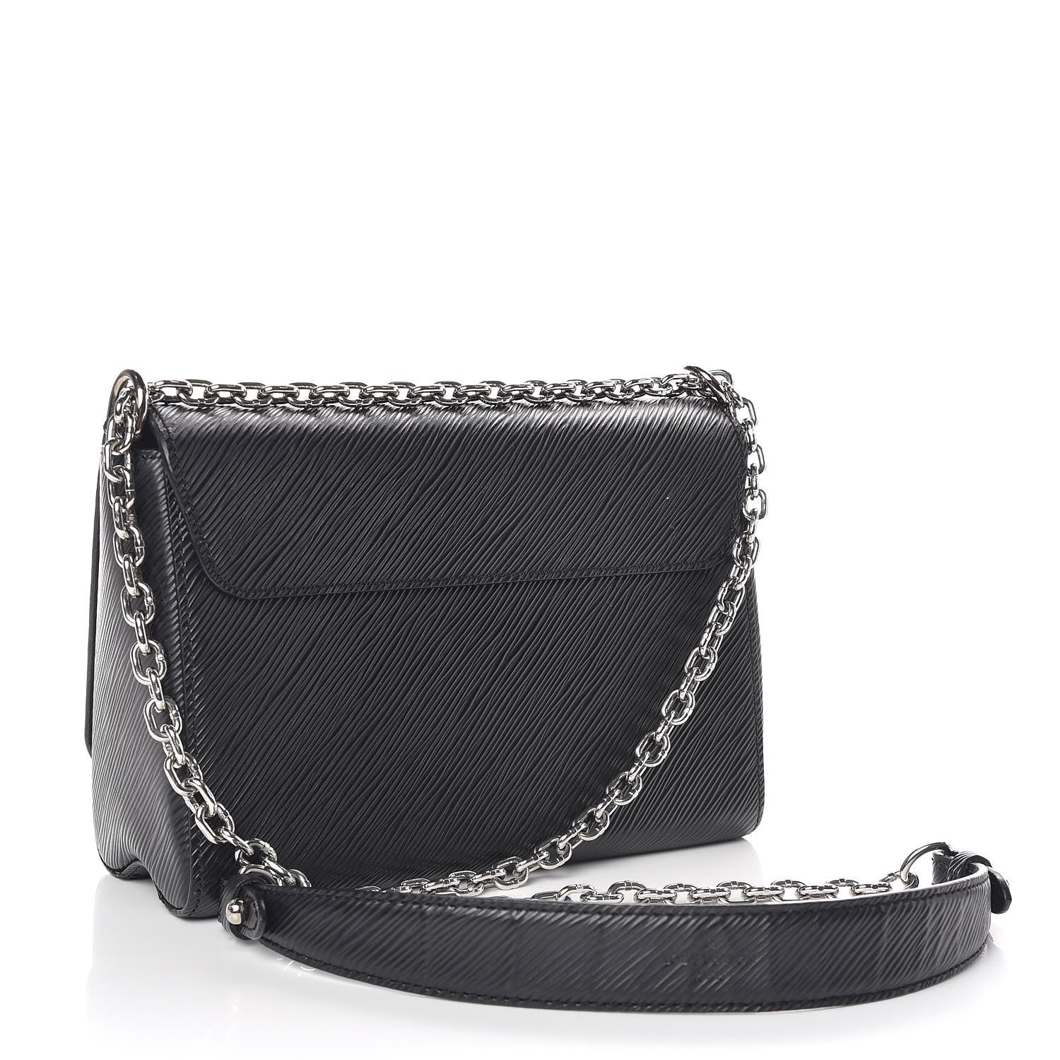 Louis Vuitton Epi Twist Shoulder Bag MM Black 3 of 12