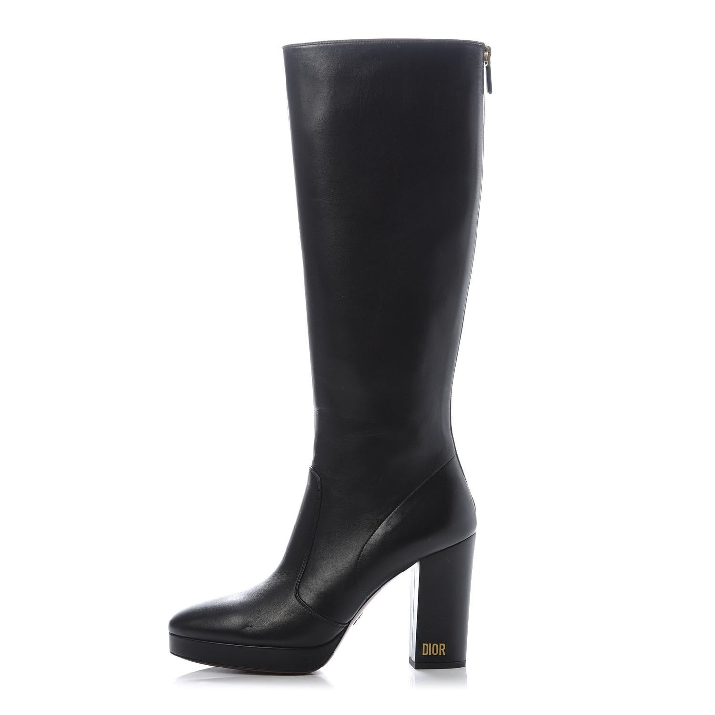 Lambskin D-rise Platform Boots 38.5 Black