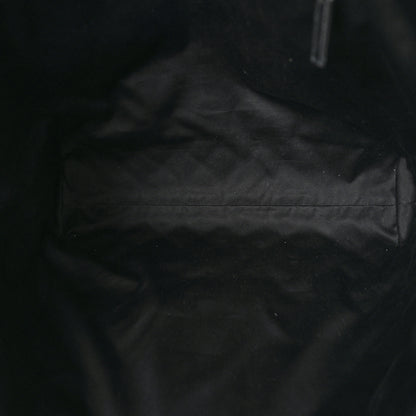 Saint Laurent Lambskin Quilted Maxi Icare Shopping Tote Black 6 of 9