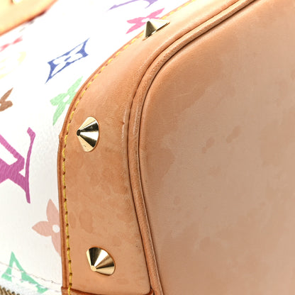 Louis Vuitton Monogram Multicolor Alma White 10 of 11
