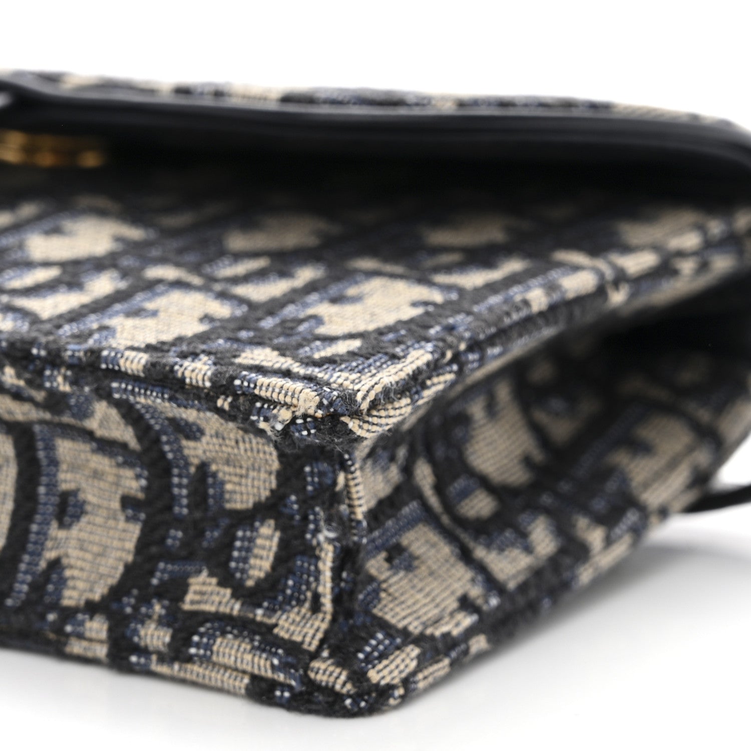 Christian Dior Oblique Saddle Belt Bag Blue 11 of 12