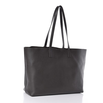 Saint Laurent Calfskin Large Shopping Tote Dark Grey 4 of 21