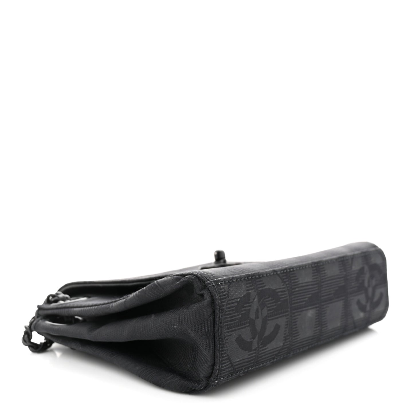 Nylon Mini Travel Accordion Flap Black