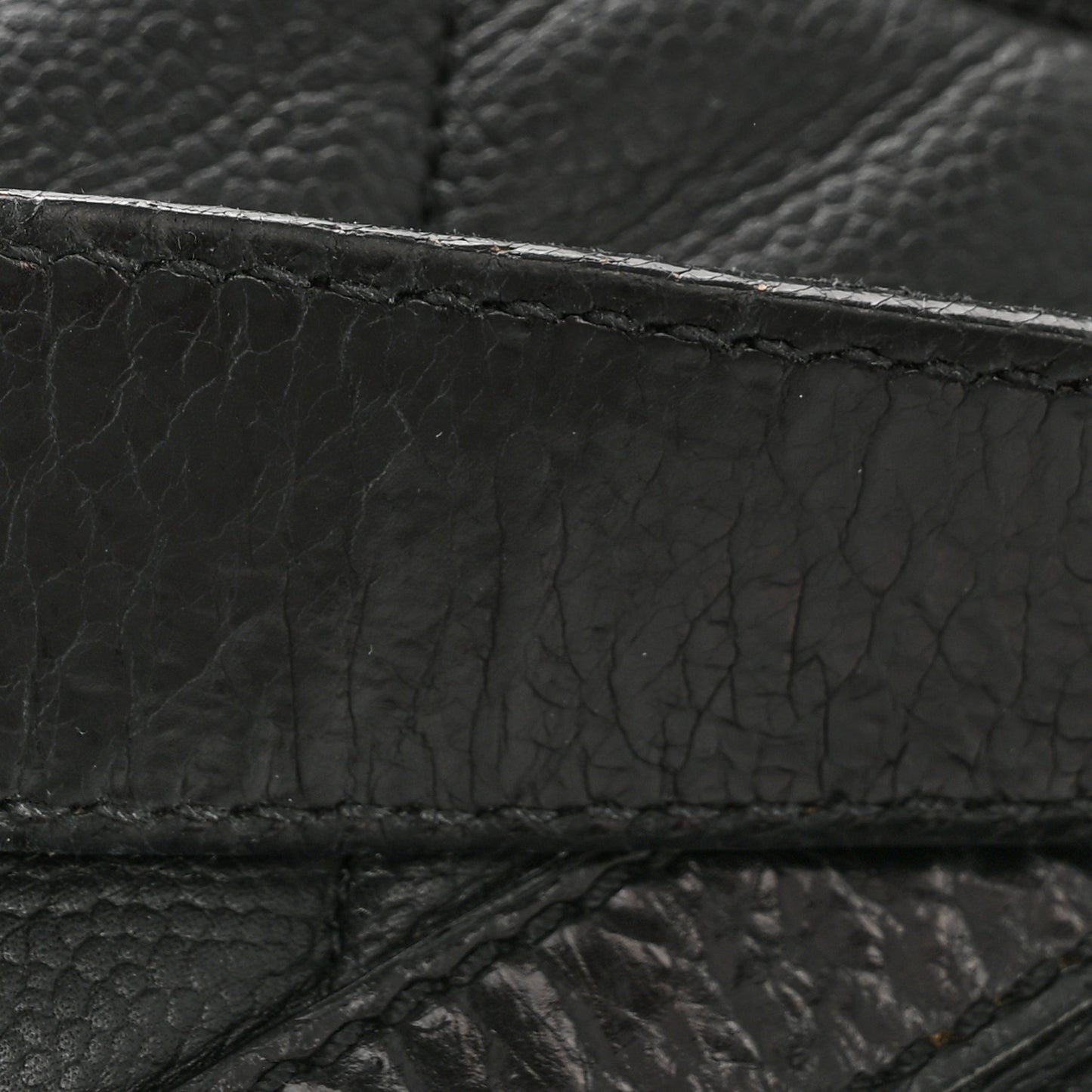 Caviar Quilted Coco Casual Flap Black