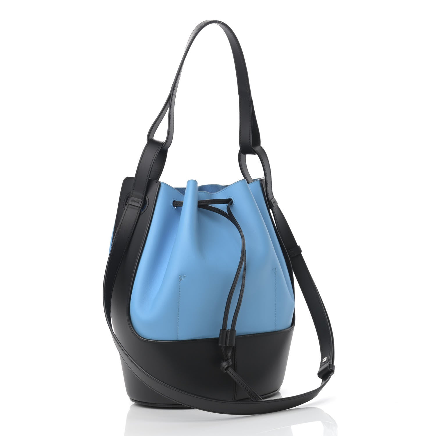 Loewe Calfskin Medium Balloon Bucket Bag Topaz Black 3 of 12