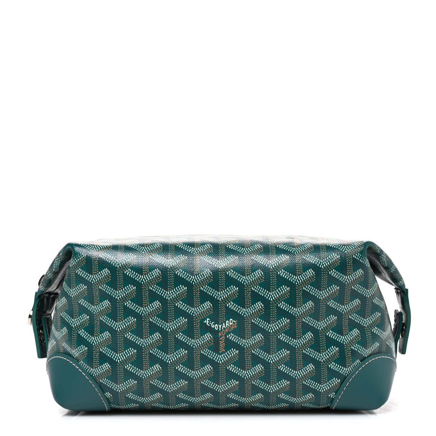 Goyardine Boeing 25 Trousse de Toilette Green