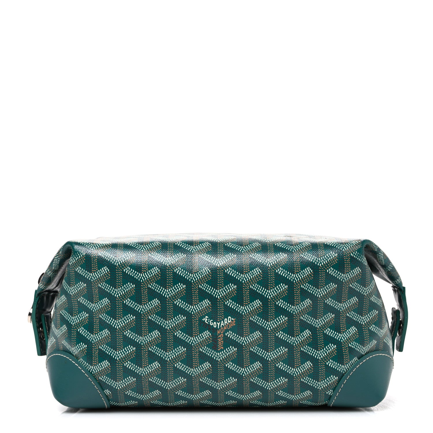 Goyard Goyardine Boeing 25 Trousse de Toilette Green 1 of 7