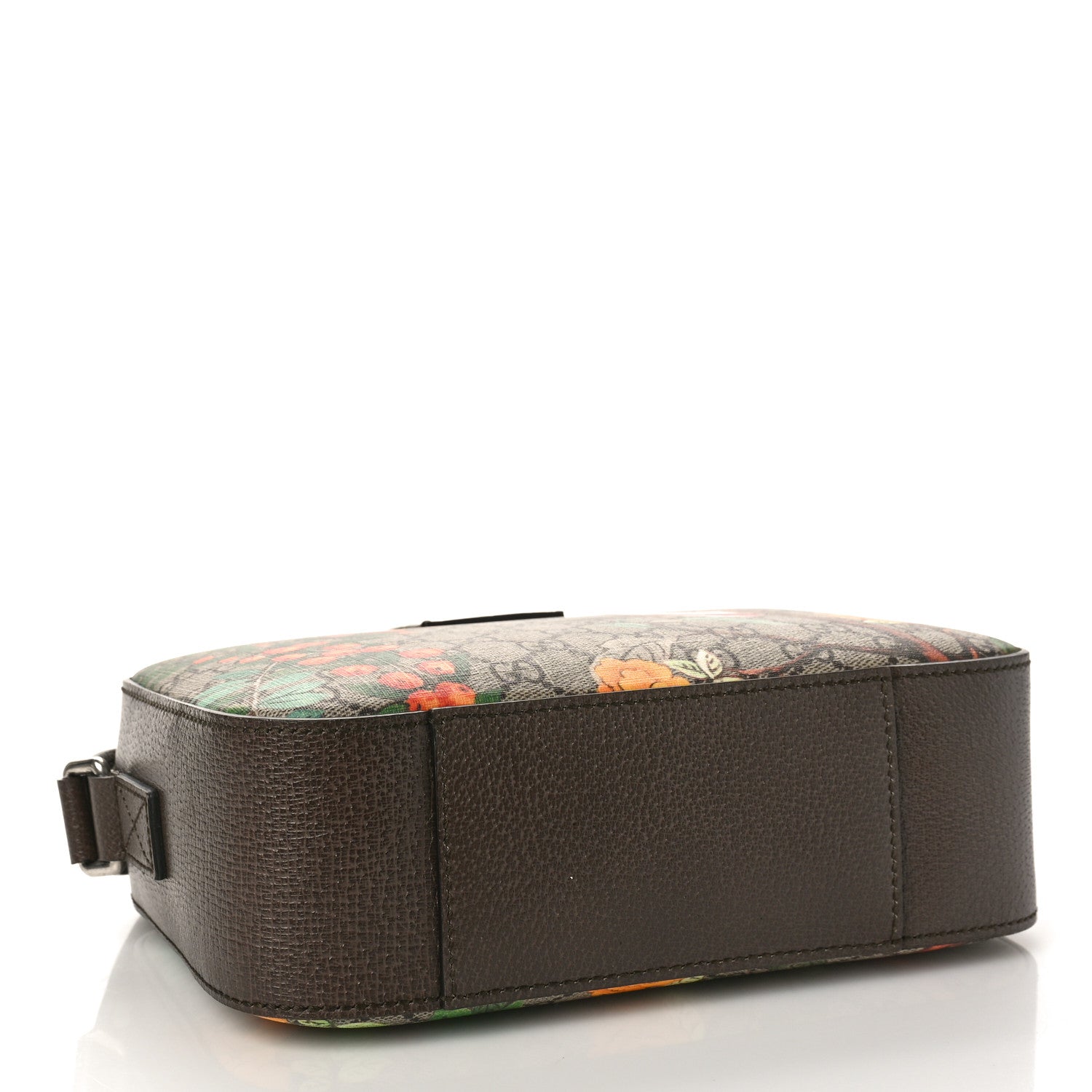 Gucci GG Supreme Monogram Tian Web Camera Bag Beige Multicolor Brown 4 of 10