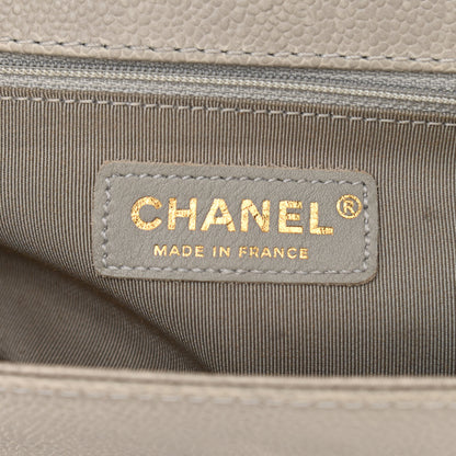Chanel Caviar Quilted New Medium Boy Flap Grey 7 of 11