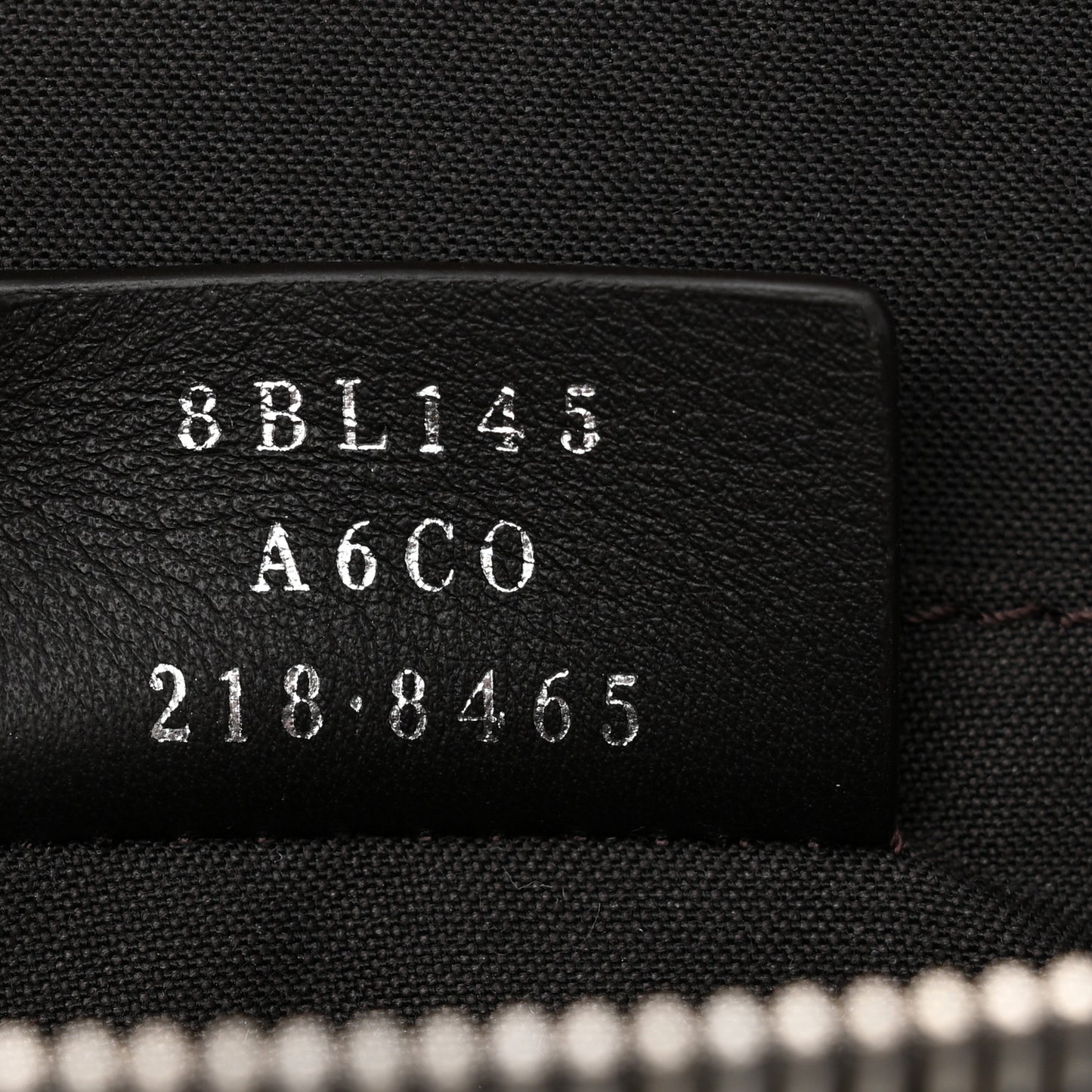 Vitello Dolce Bi-Color FF 1974 Embossed Mini By The Way Boston Bag Black Maya