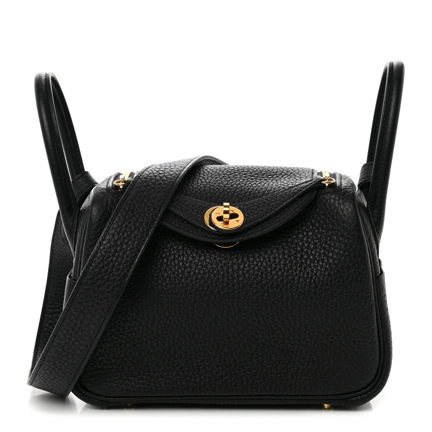 Taurillon Clemence Mini Lindy 20 Black