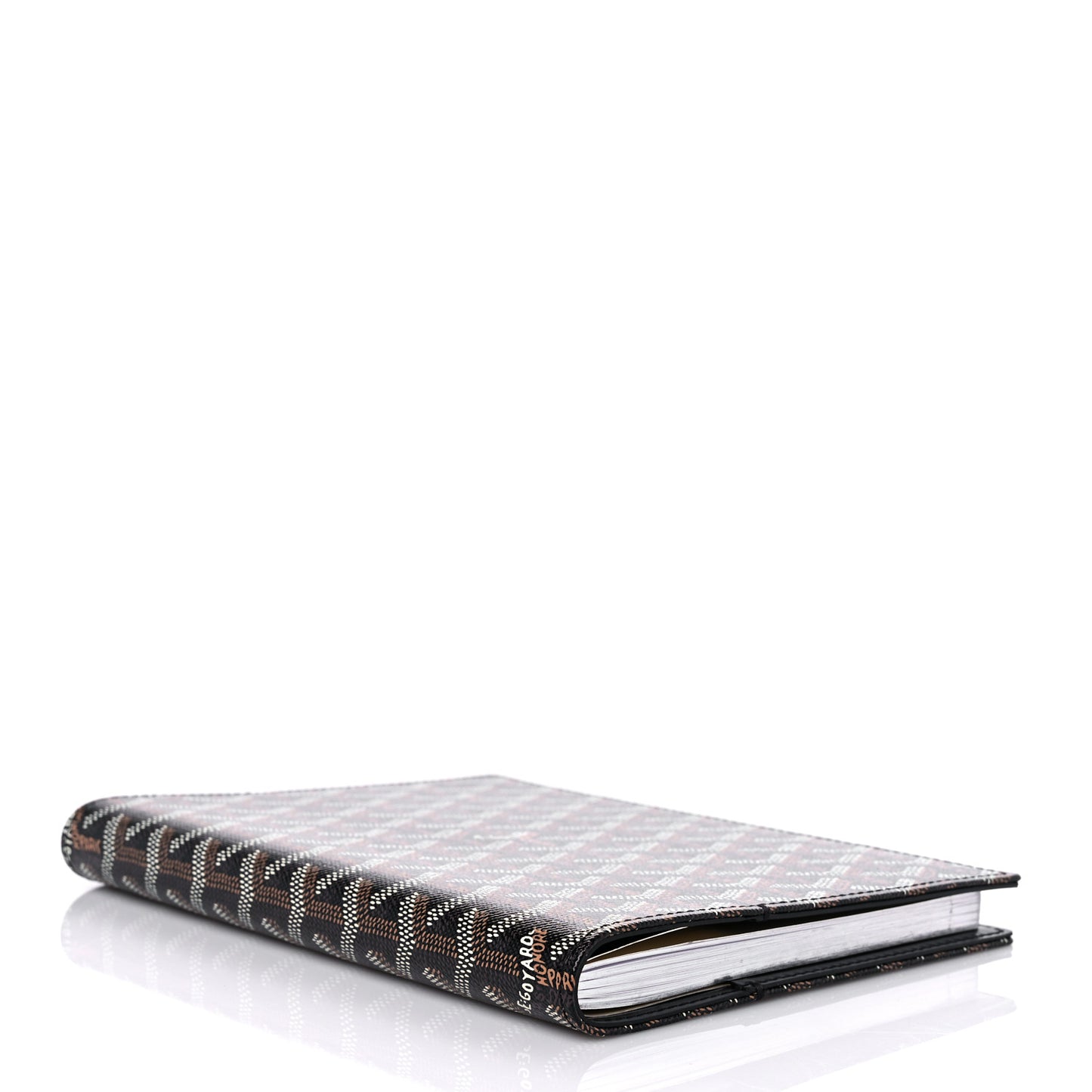 Goyardine Agenda Cover Black