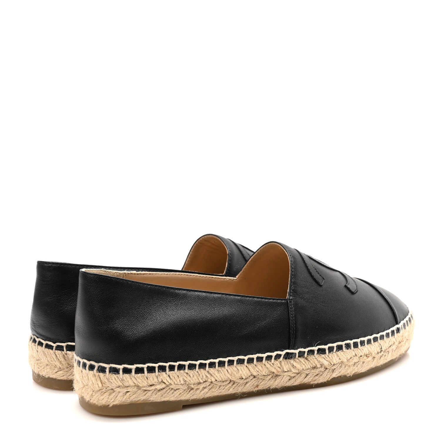 Chanel Lambskin CC Espadrilles 41 Black 4 of 8