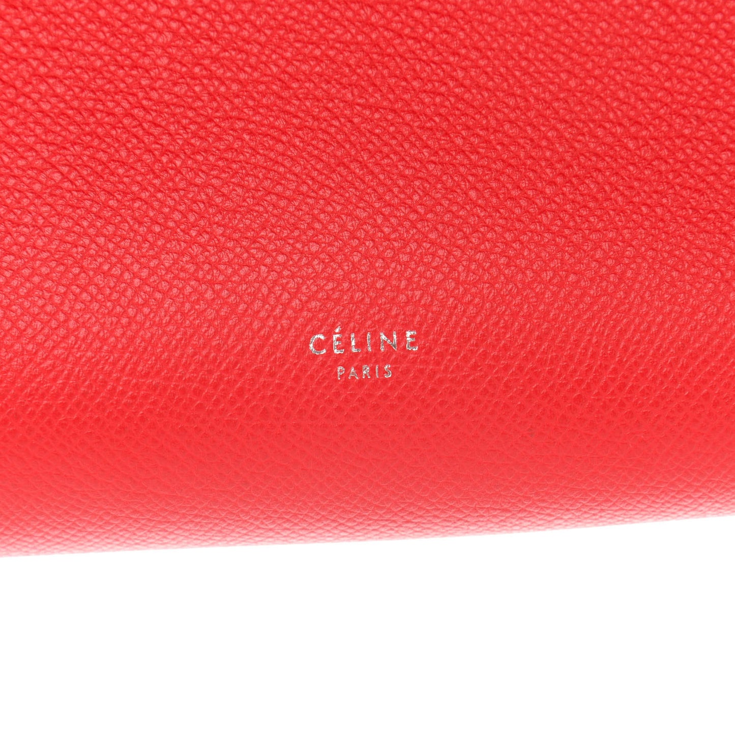 Grained Calfskin Micro Belt Bag Bright Red