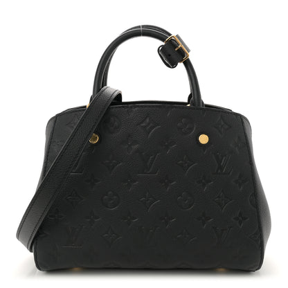 Louis Vuitton Empreinte Montaigne BB Black 1 of 10