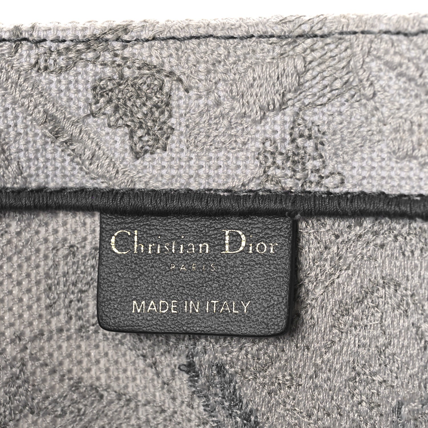 Christian Dior Gradient Canvas Embroidered Large Dioriviera Toile De Jouy Book Tote Grey 6 of 9