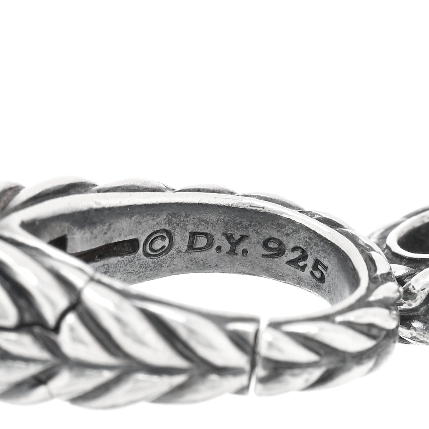 David Yurman Sterling Silver 9mm Mens Link Bracelet 3 of 3