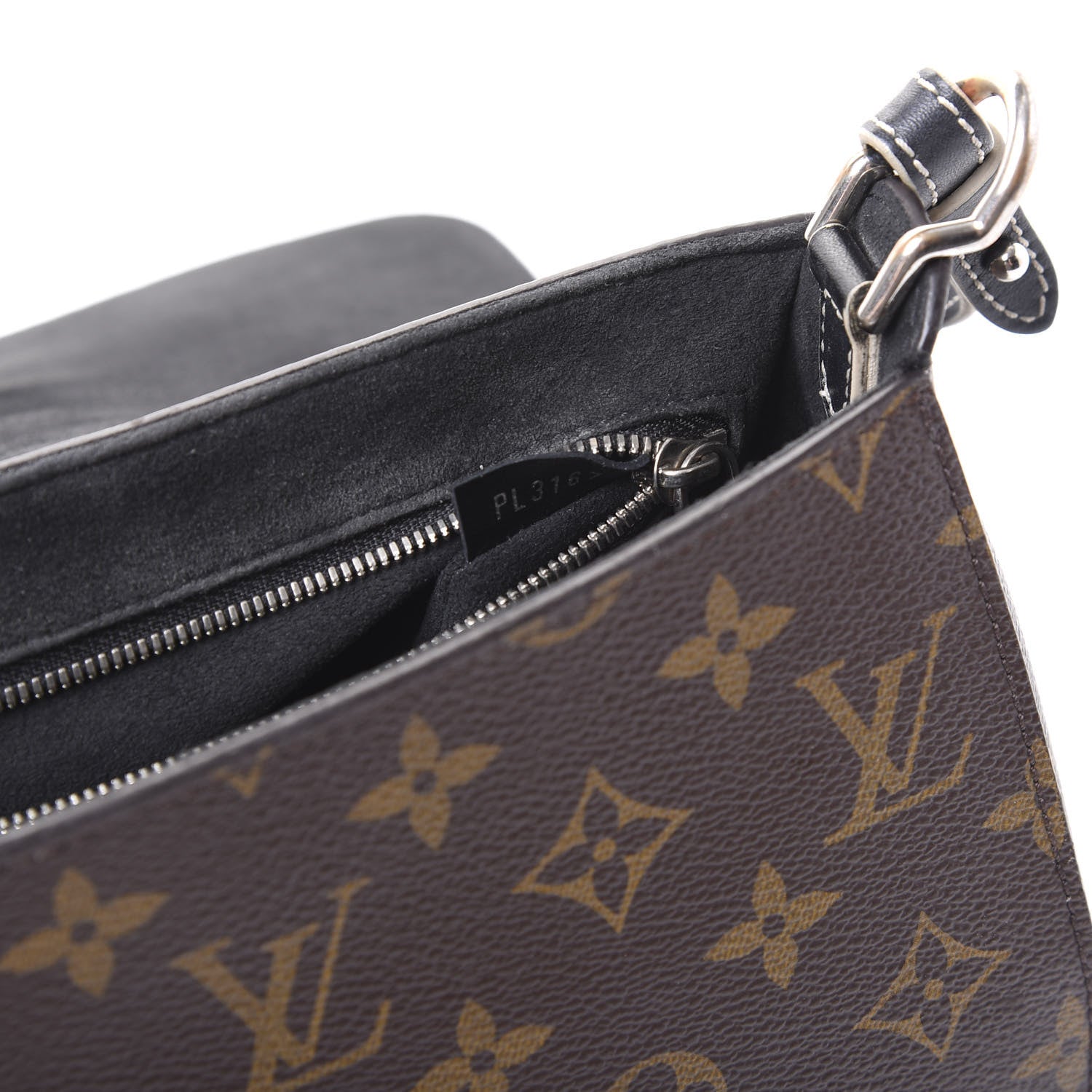 Louis Vuitton Calfskin Monogram Chain It Bag PM Black 8 of 9