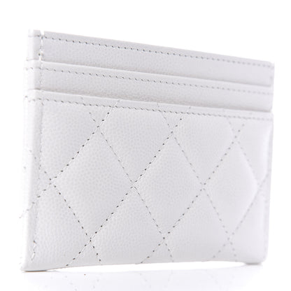 Chanel Caviar Quilted My Everything Card Holder White Black 3 of 9