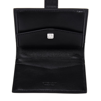 Givenchy Calfskin Eyelet GV3 Card Case Black 5 of 11