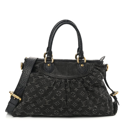 Louis Vuitton Denim Neo Cabby MM Black 1 of 13