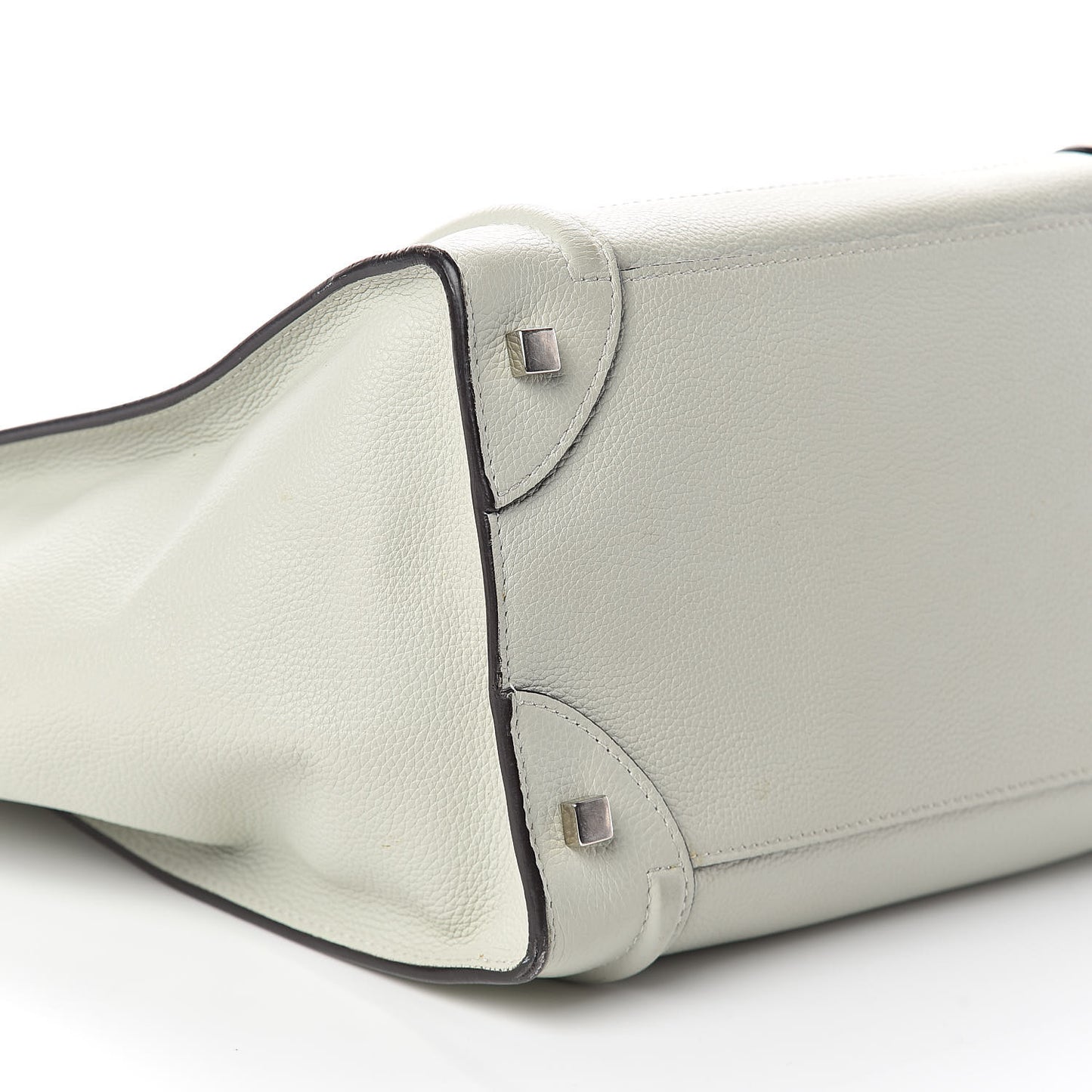Drummed Calfskin Mini Luggage Lune
