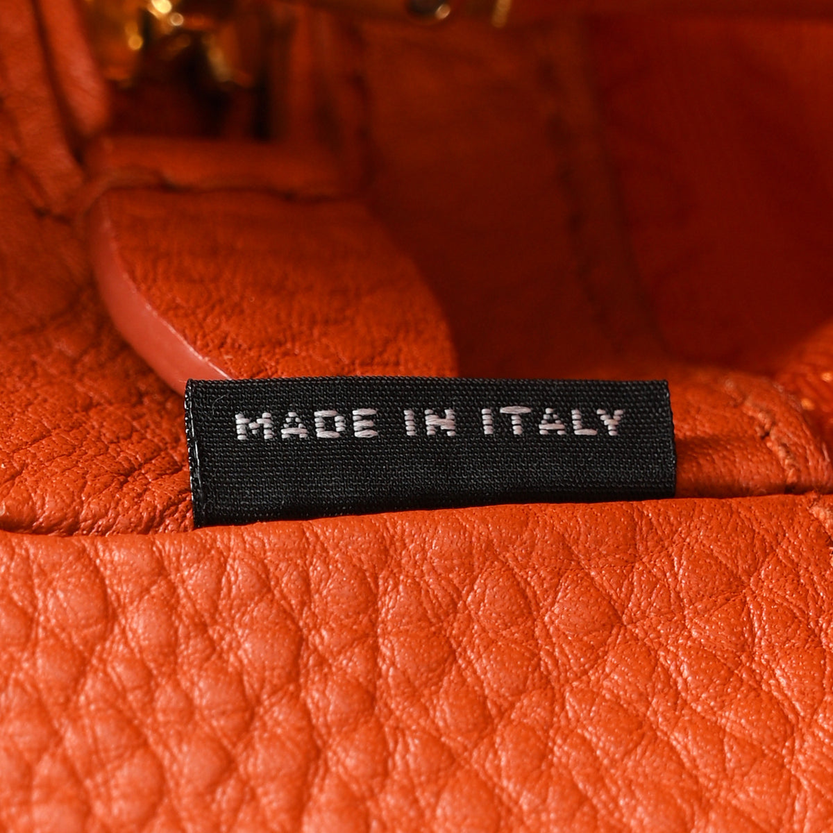 Prada Vitello Daino Side Pocket Tote Papaya 7 of 12