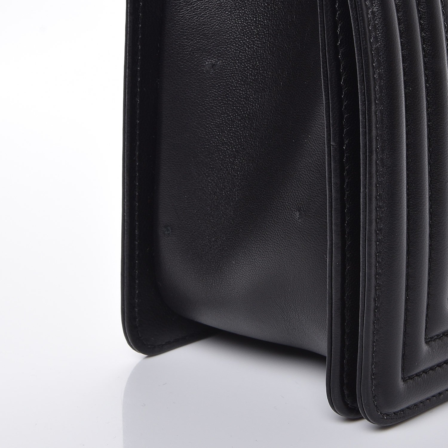 Chanel Lambskin Quilted Medium Boy Flap Black 8 of 11