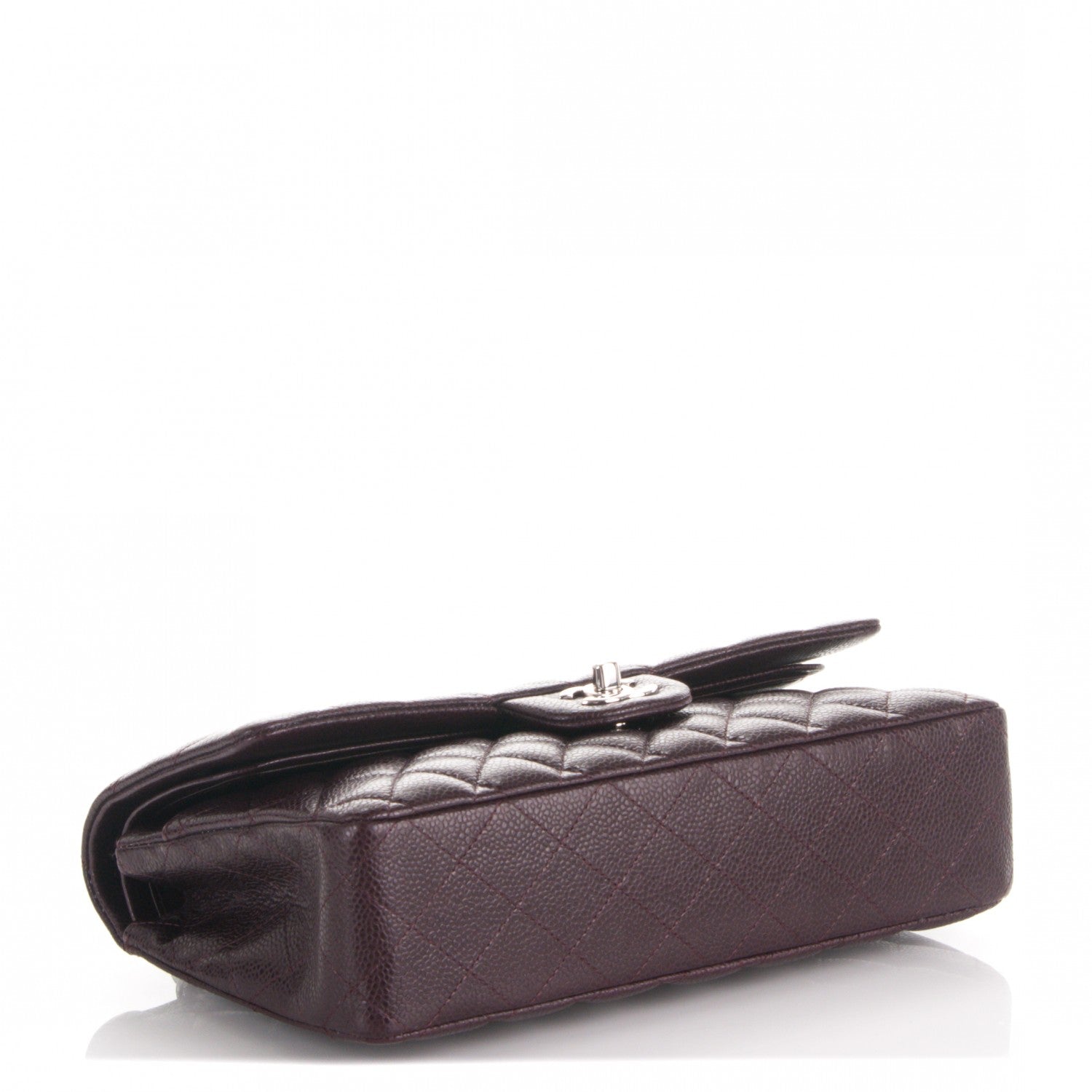Chanel Caviar Quilted Medium Double Flap Burgundy 5 of 8