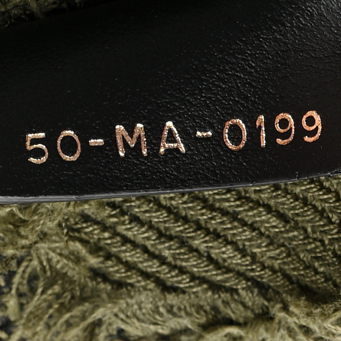Canvas Embroidered Camouflage Book Tote Green
