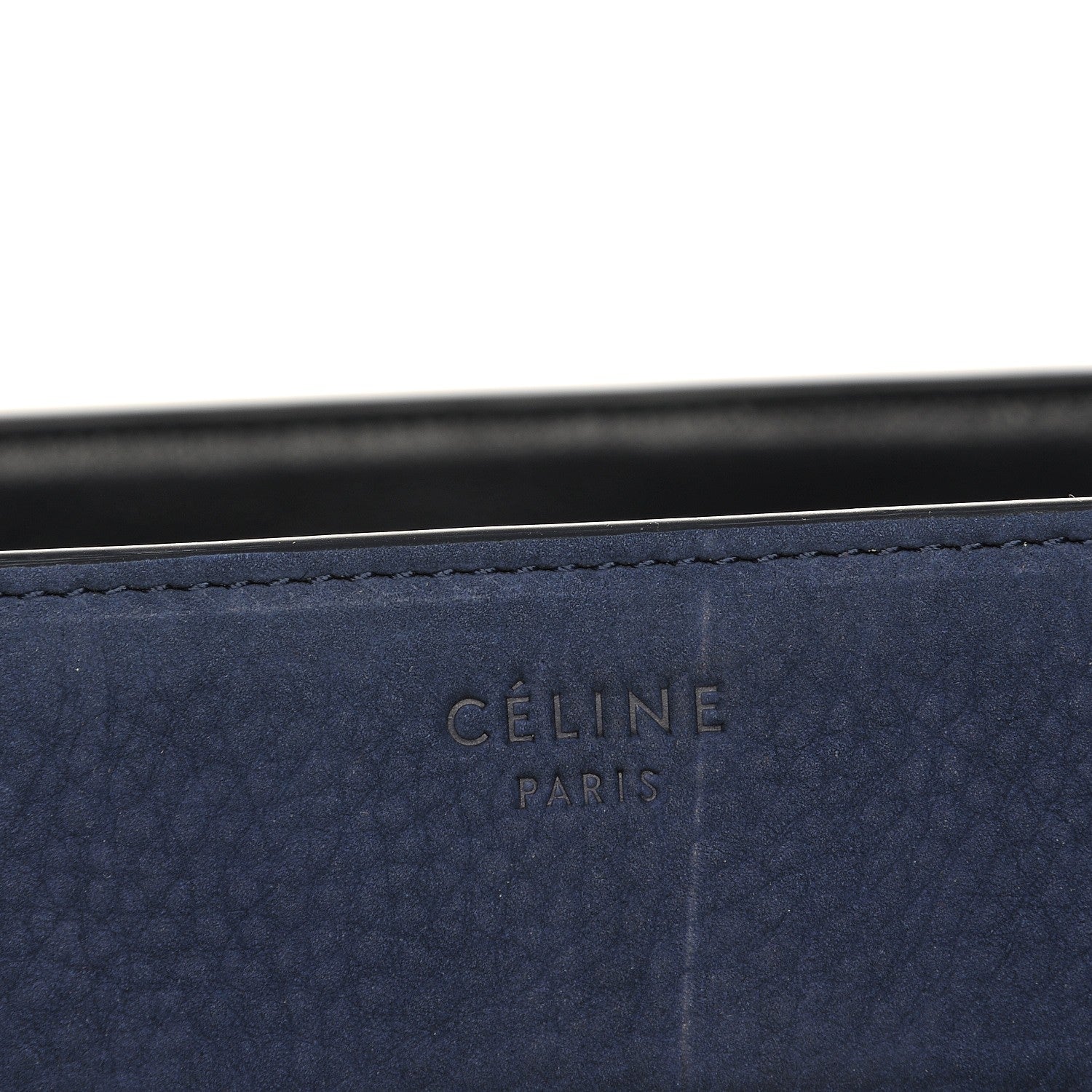 Celine Nubuck Calfskin Medium Phantom Luggage Navy 8 of 8