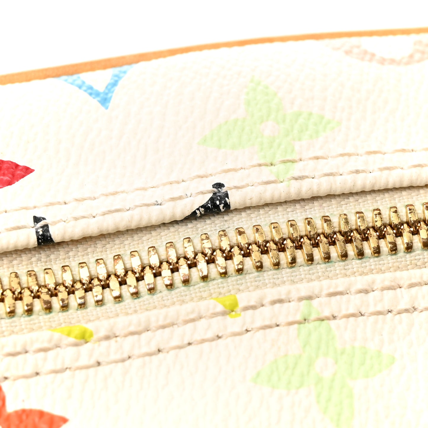 Monogram Multicolor Trouville White