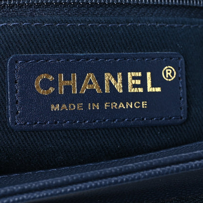 Chanel Caviar Quilted Small Business Affinity Flap Navy 6 of 11
