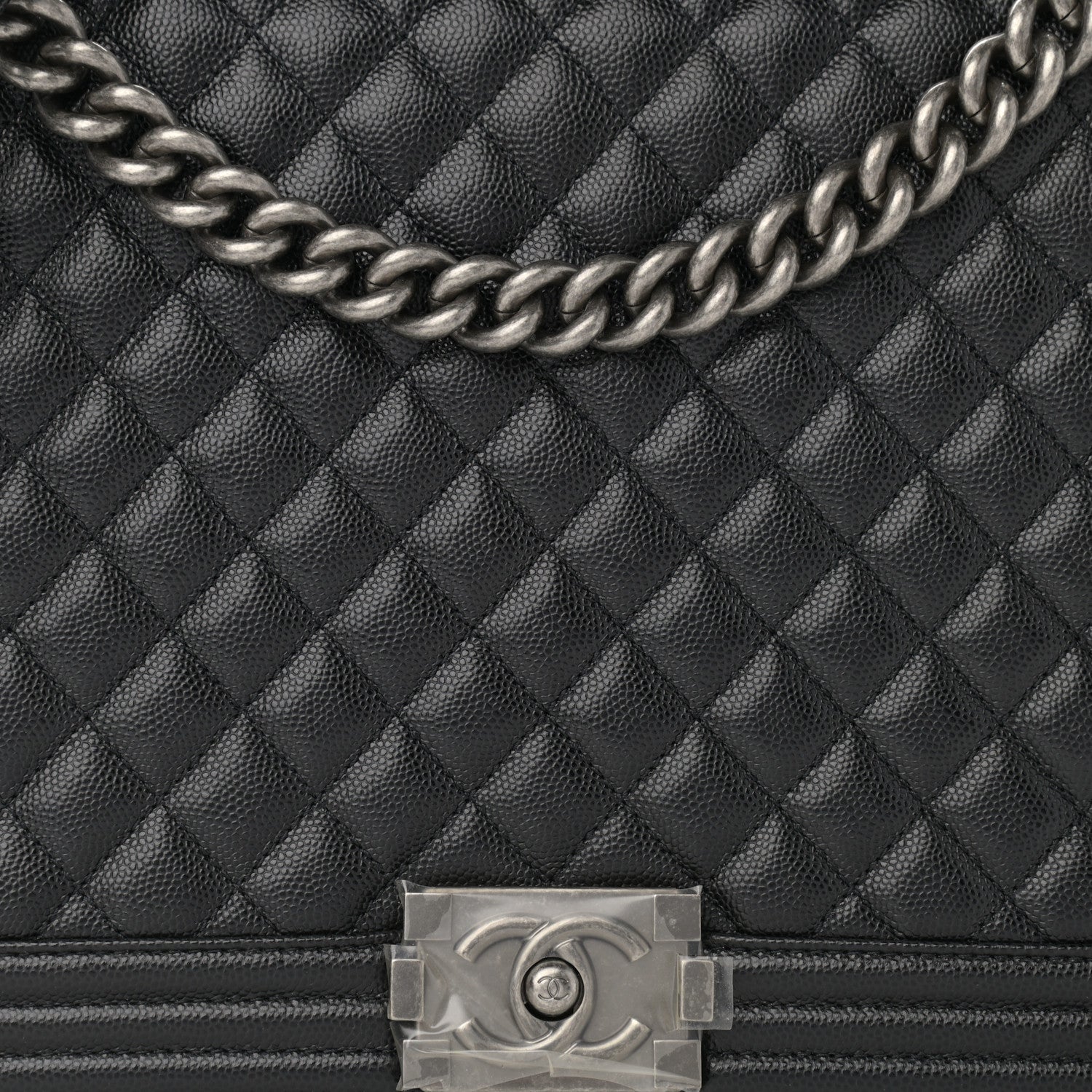 Chanel Caviar Quilted Large Boy Flap Black 8 of 11