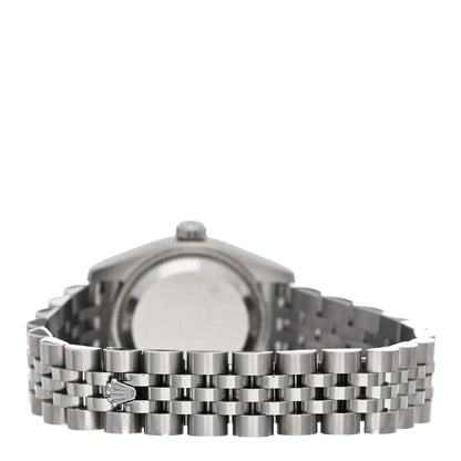 Rolex Stainless Steel 18K White Gold Diamond 26mm Oyster Perpetual Datejust Watch Silver 179174 3 of 5
