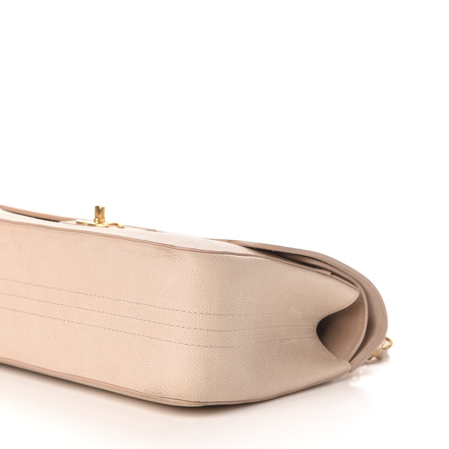 Chanel Grained Calfskin Jumbo Classic Pure Double Flap Nude 12 of 13