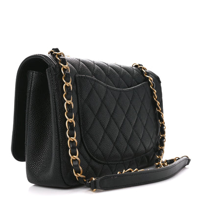 Chanel Caviar Quilted Medium CC Filigree Flap Black 3 of 11