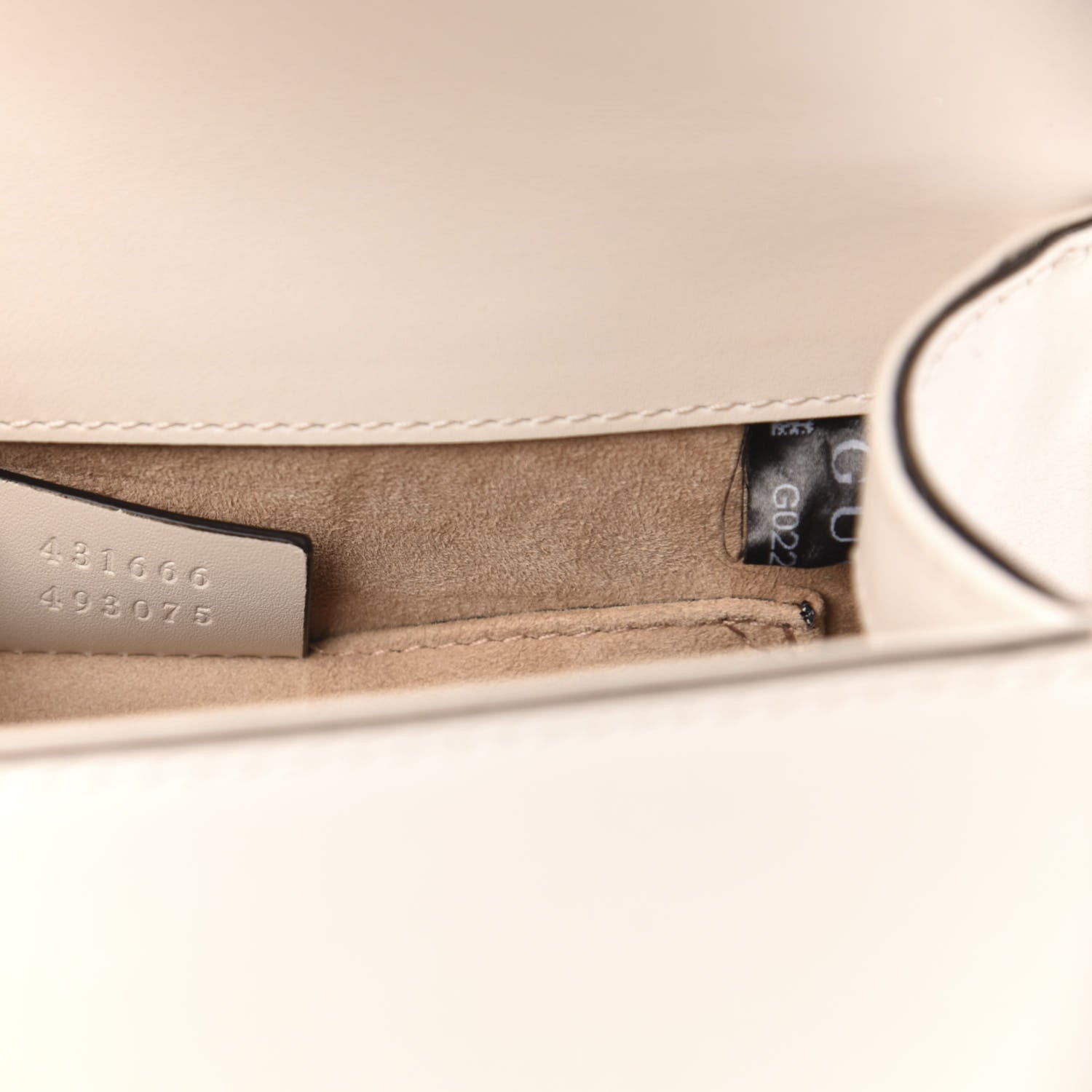 Gucci Calfskin Mini Sylvie Chain Shoulder Bag White 7 of 13