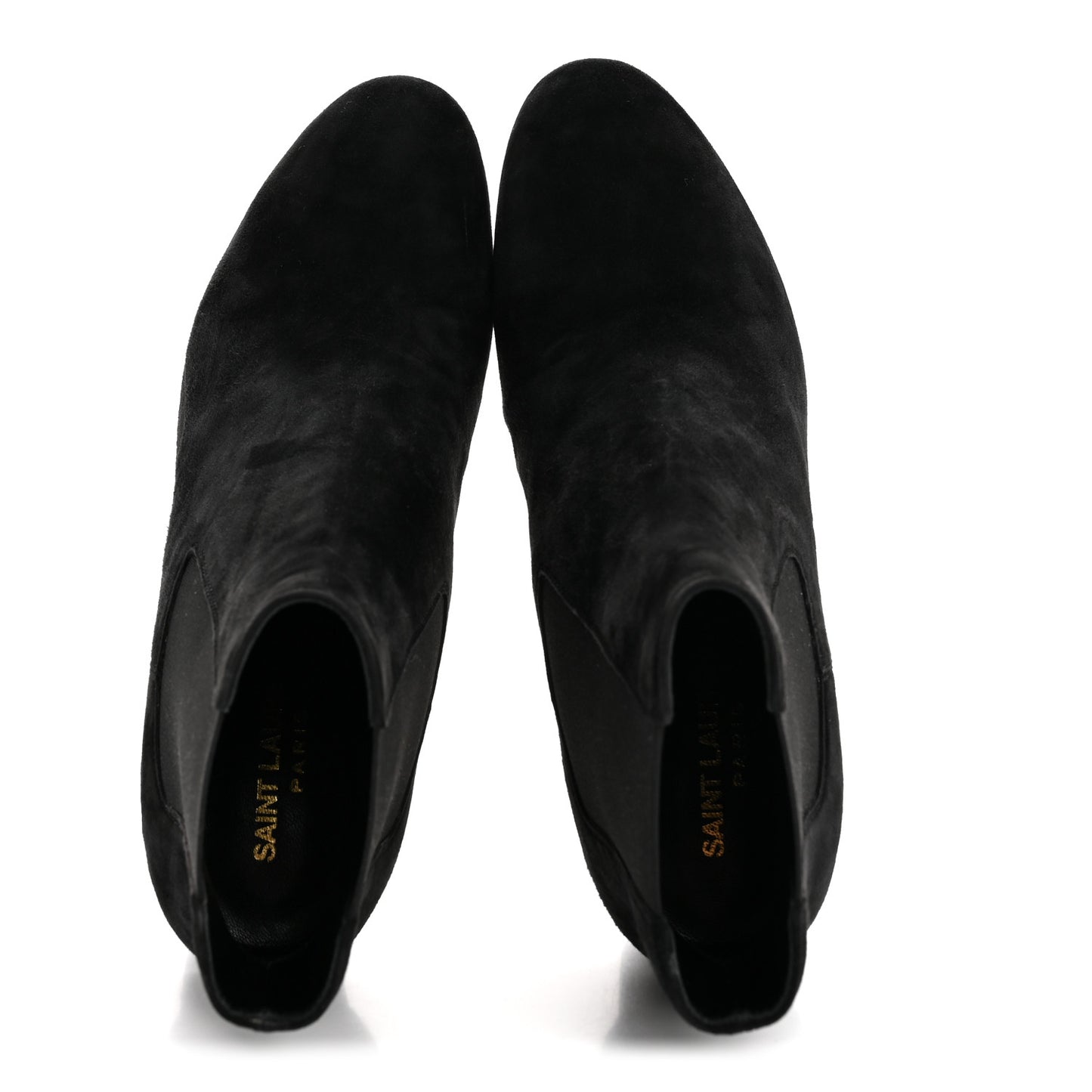 Suede Loulou Pin Booties 36 Black