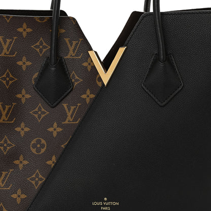 Louis Vuitton Calfskin Monogram Kimono Tote Black 8 of 11