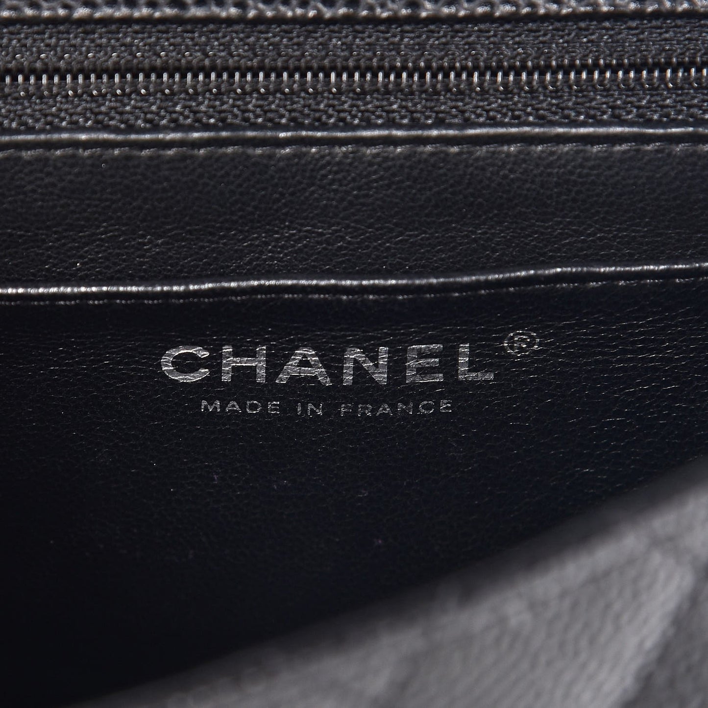 Caviar Quilted Mini Square Flap Black