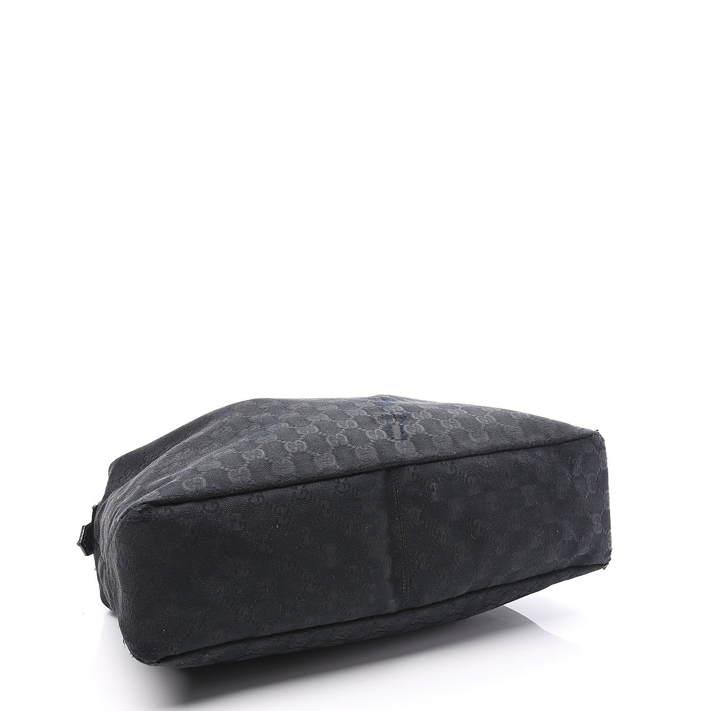 Monogram Medium Horsebit Chain Hobo Black