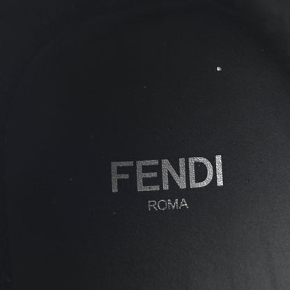 Fendi Nylon FF Reloaded High Top Sneakers 41 Tobacco Black 7 of 8