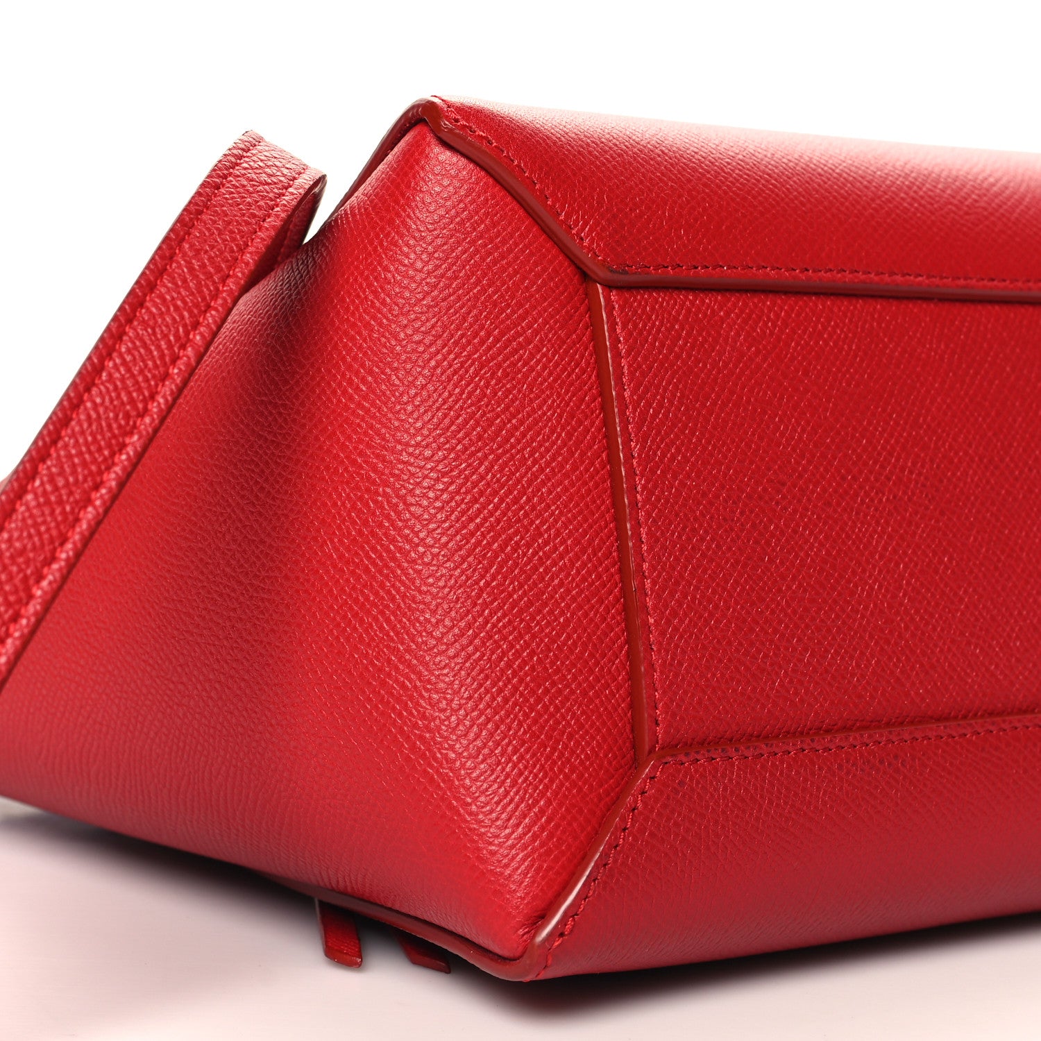 Celine Baby Grained Calfskin Micro Belt Bag Coquelicot 9 of 11