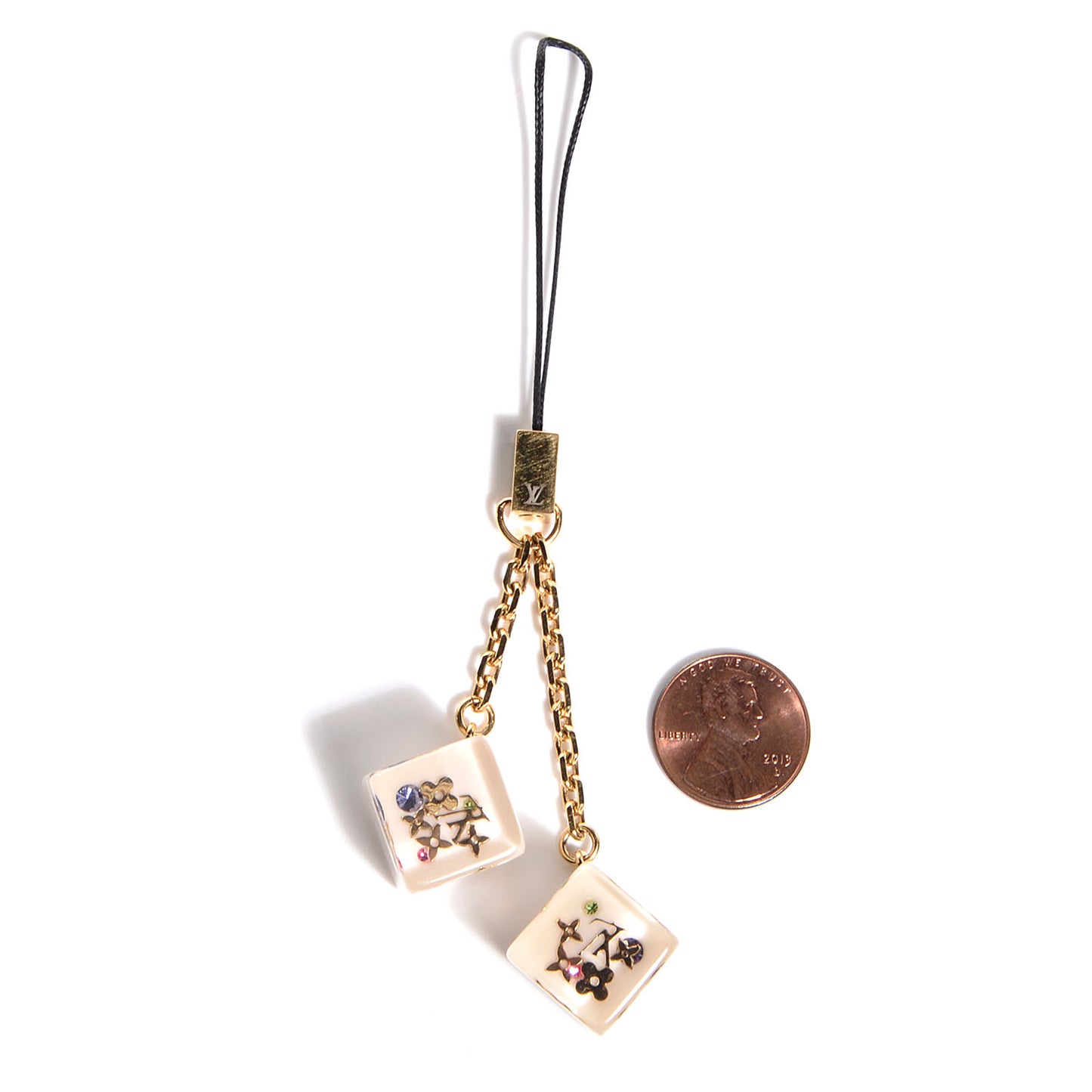 Inclusion Cell Phone Charm White